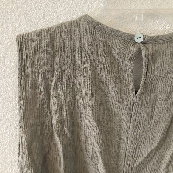 Mable Women's Top Size Medium Cropped Tank Olive Green Chic Boho - Picture 9 of 16